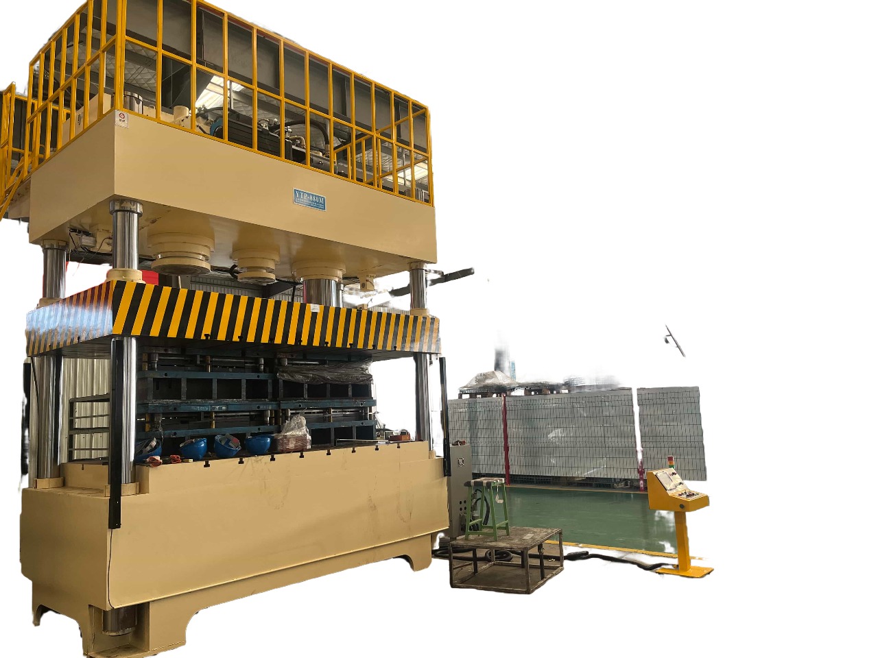 500吨四柱式万能香蕉视频啪啪啪正视图